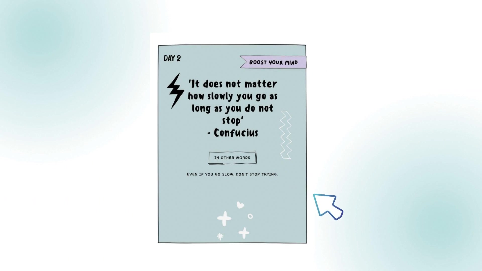 Boost Your Mind — Confucius quote page